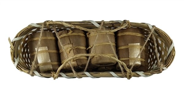 Sheng Puerh Bamboo Gift Basket