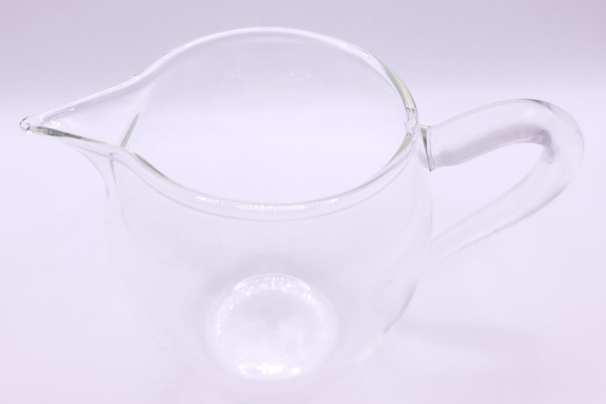 Tall Glass Gongfu Tea Serving Pitcher