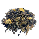 China White with Chrysanthemum
