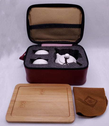 Traveling Earthenware Gongfu Tea Set