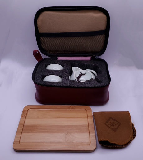 Traveling Porcelain Gongfu Tea Set