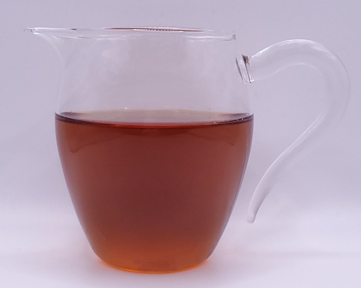 Tall Glass Gongfu Tea Serving Pitcher