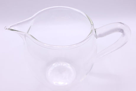 Tall Glass Gongfu Tea Serving Pitcher